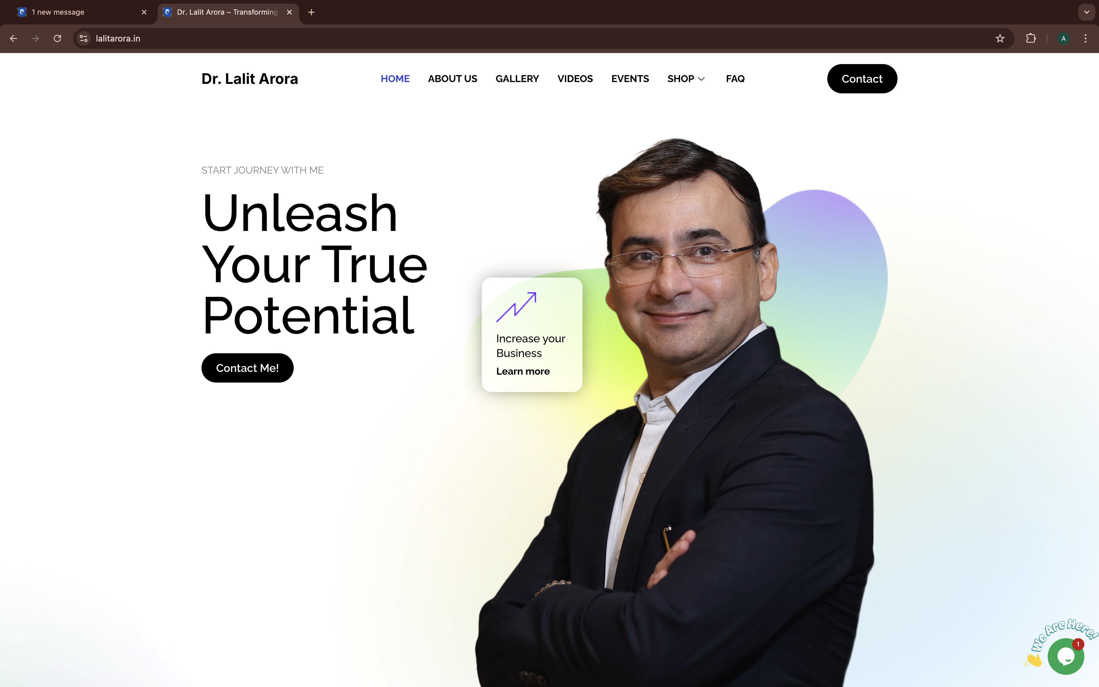 Dr Lalit Arora Portfolio and Commercial Site 